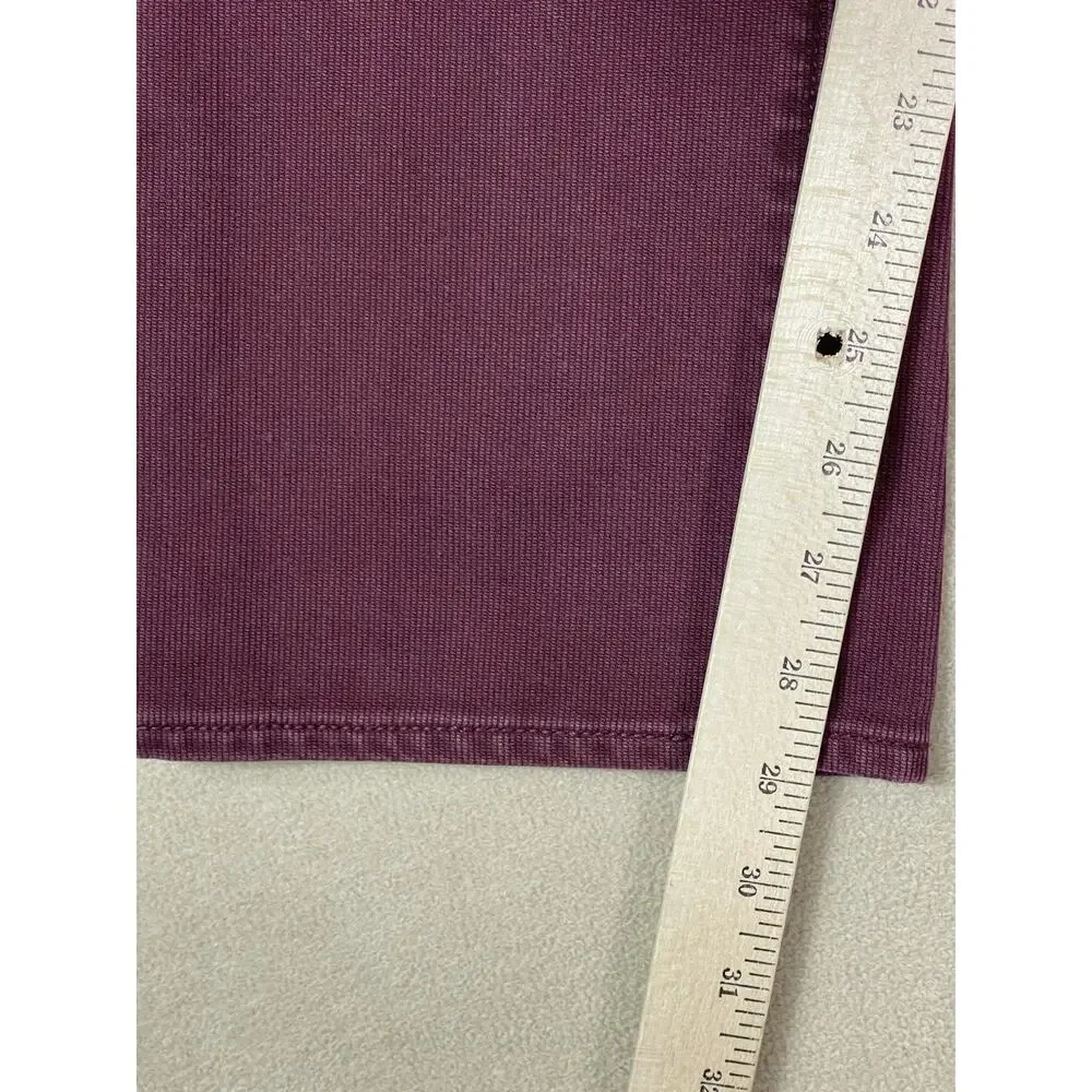 J Crew 770 Pants Mens 32x30 Burgundy Corduroy Straight Leg Mid Rise‎ Regular Fit